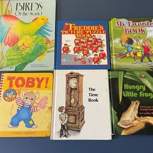 Vintage Children’a Hardcover Books Bumdle of 6